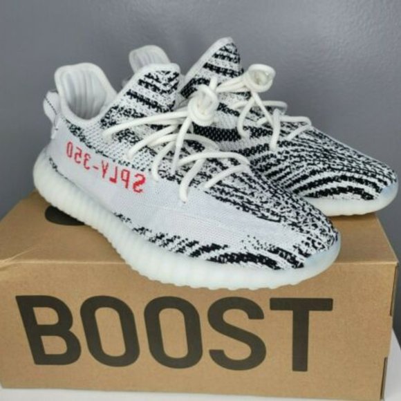 YEEZY BOOST 350 V2 ZEBRA SIZE M13 (BRAND NEW) - Picture 2 of 3